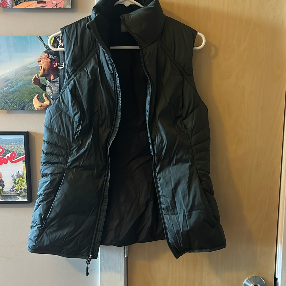 Puffer Vest- Champion 9 winter vest in a dark green color